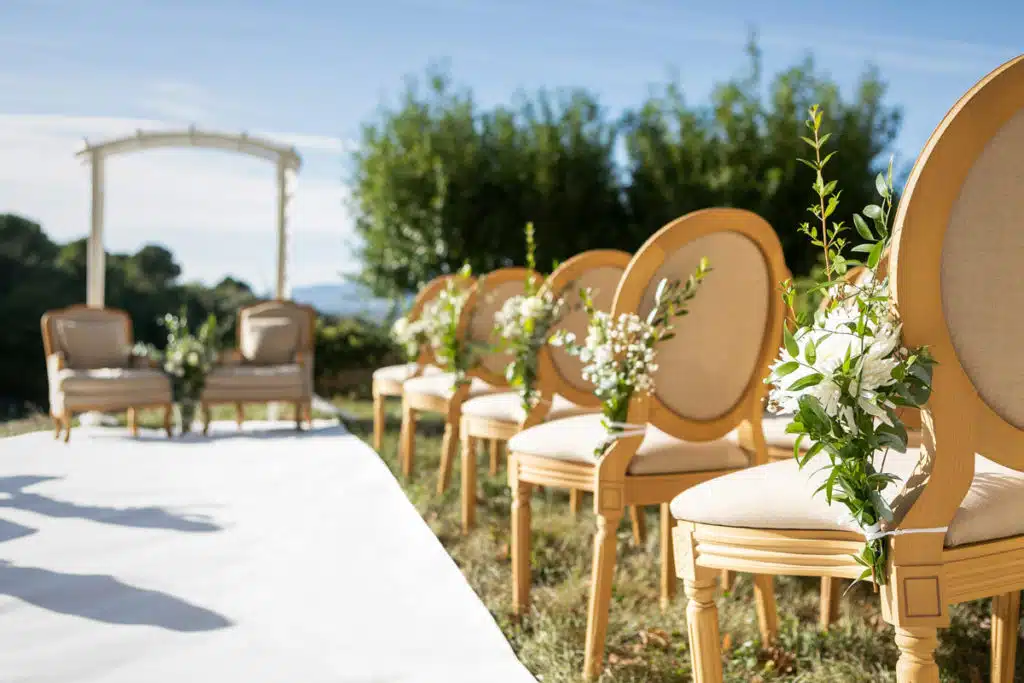 Idée de chaises de réception pour votre mariage