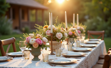 Couleurs tendance pour sublimer une décoration de mariage bohème