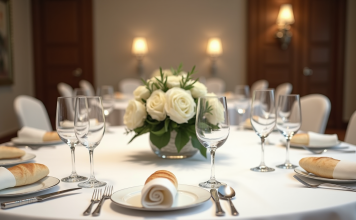 Placement de l’assiette à pain : astuces pour une table élégante et bien dressée